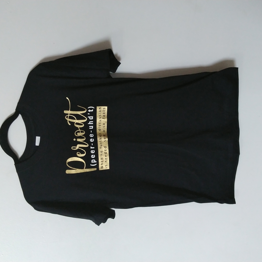SBC Periodt Short Sleeve Crew Neck Black T-Shirt